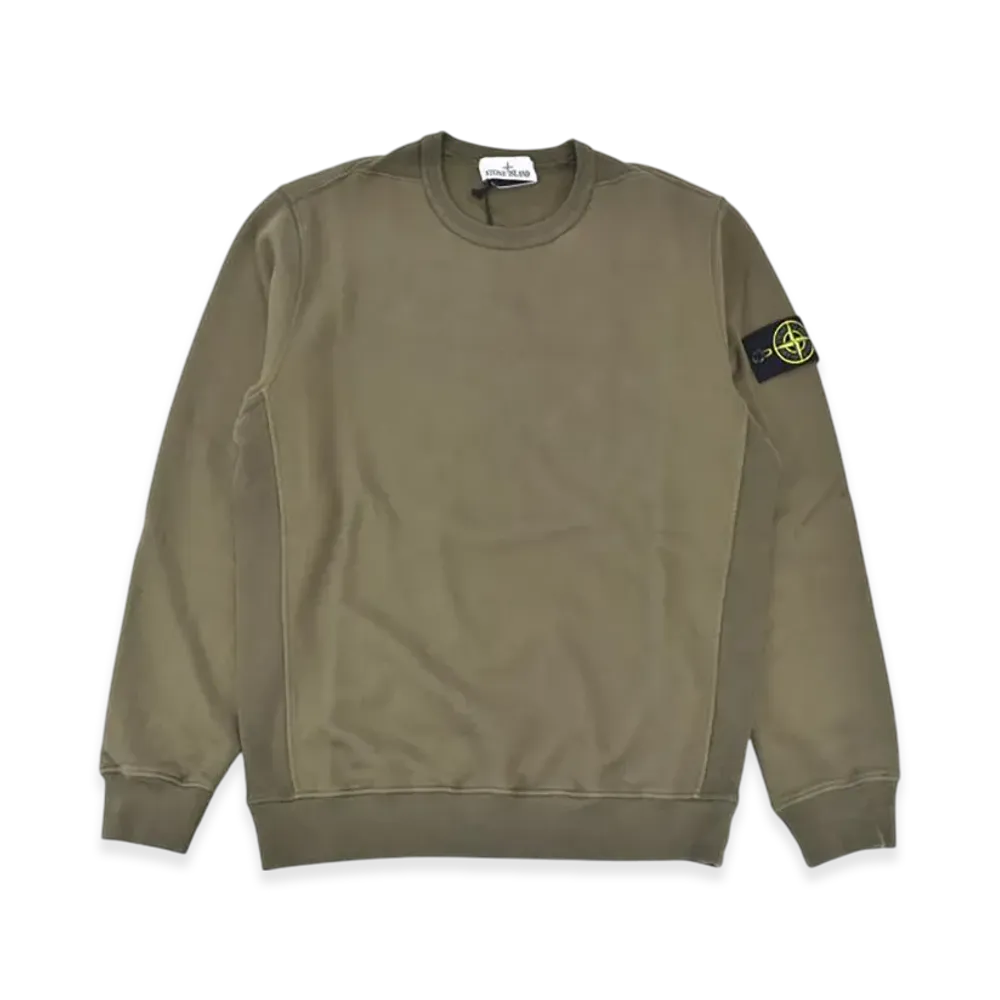 Stone Island 6100028 Brushed Organic Cotton Fleece "Khaki"