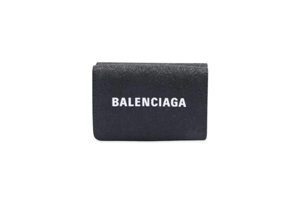 BALENCIAGA Everyday Everyday Shiny Mini Wallet "Black"