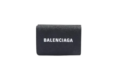 BALENCIAGA Everyday Everyday Shiny Mini Wallet "Black"