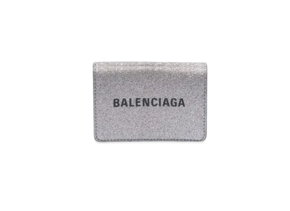 バレンシアガ エブリデイ エブリデイ シャイニー ミニウォレット "シルバー" 5519210XV3N8106