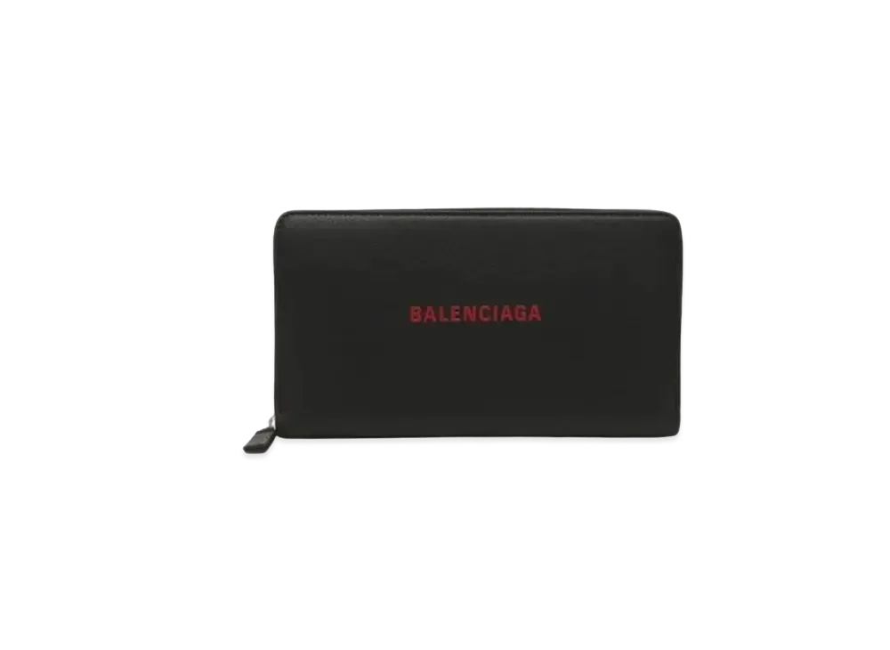 バレンシアガ エブリデイ レザー ウォレット "ブラック" 551935DLQ4N1075