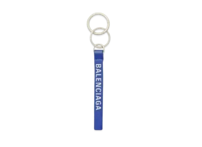 BALENCIAGA Everyday Daily Key Chain "Blue/White"