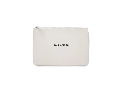 BALENCIAGA Clutch Bag "White"
