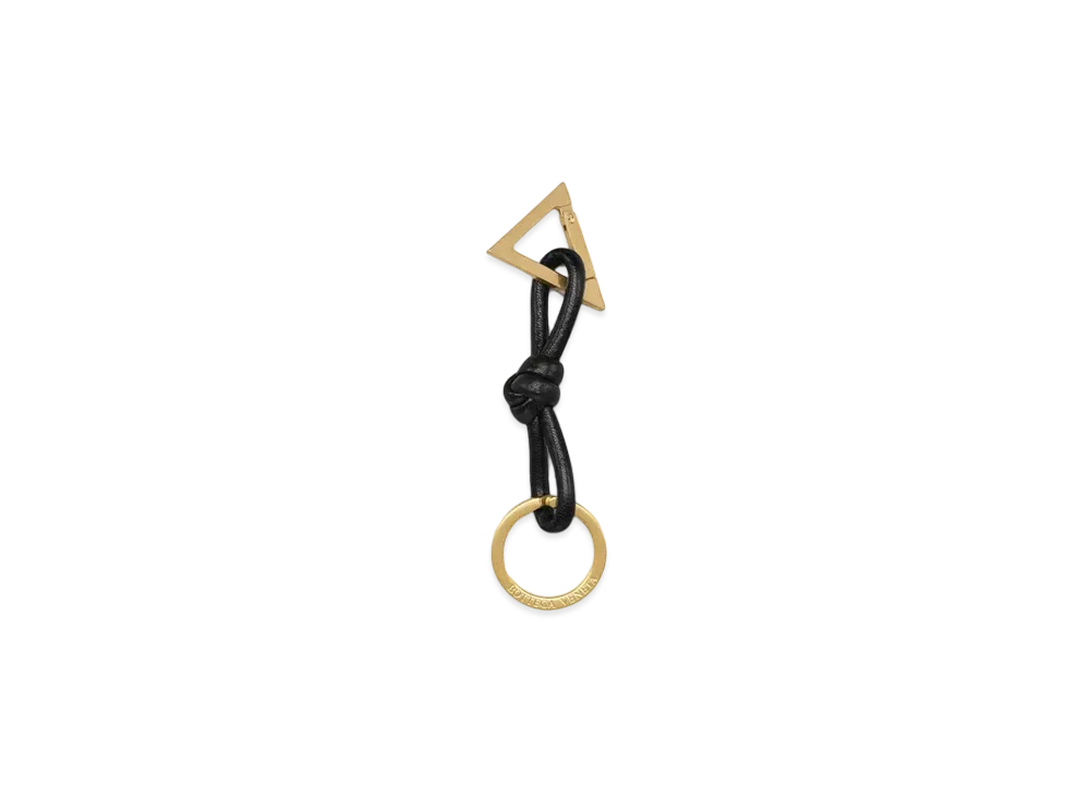 Bottega Veneta Key Ring "Nero"
