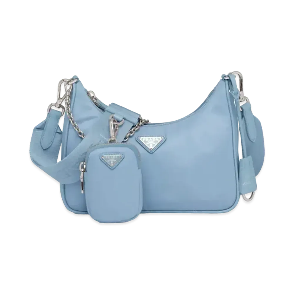 PRADA Re-Edition 2005 Re Nylon Bag "Light Blue"