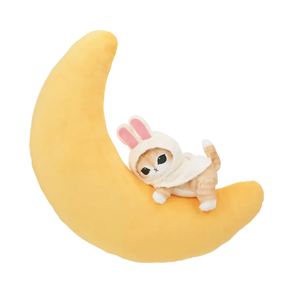 BANDAI "Ichiban Kuji" -mofusand ~Moon Usa Nyan Star Gather~- A Prize Moon Usa Nyan Hug Plush