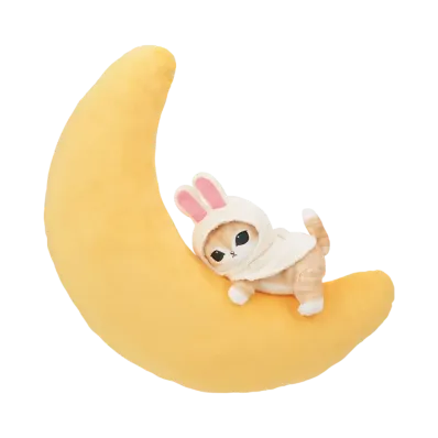BANDAI "Ichiban Kuji" -mofusand ~Moon Usa Nyan Star Gather~- A Prize Moon Usa Nyan Hug Plush