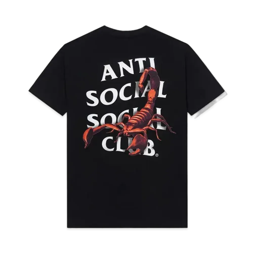 ANTI SOCIAL SOCIAL CLUB FA22 Moodsting Black Tee "Black"