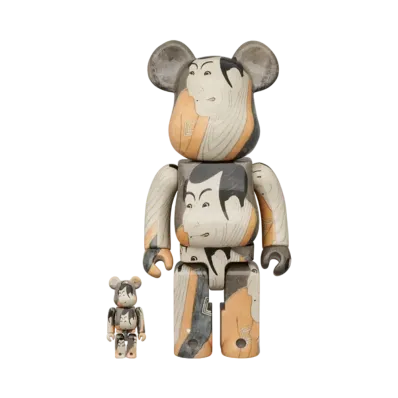 MEDICOM TOY "BEARBRICK" -MFA Boston- Boston Museum Toshusai Sharaku "Ichikawa Ebizo's Takemura Sadanoshin" 100% & 400%