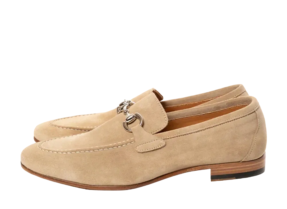 Berwick Bit Loafer HO252 Suede "Beige" 5520REINBE