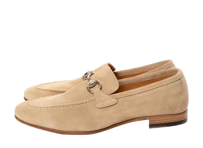 Berwick Bit Loafer HO252 Suede "Beige" 5520REINBE