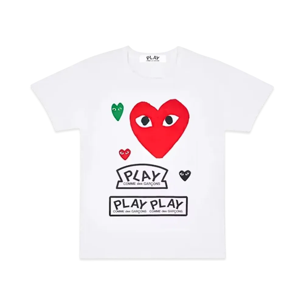 PLAY COMME des GARCONS Tee "White"