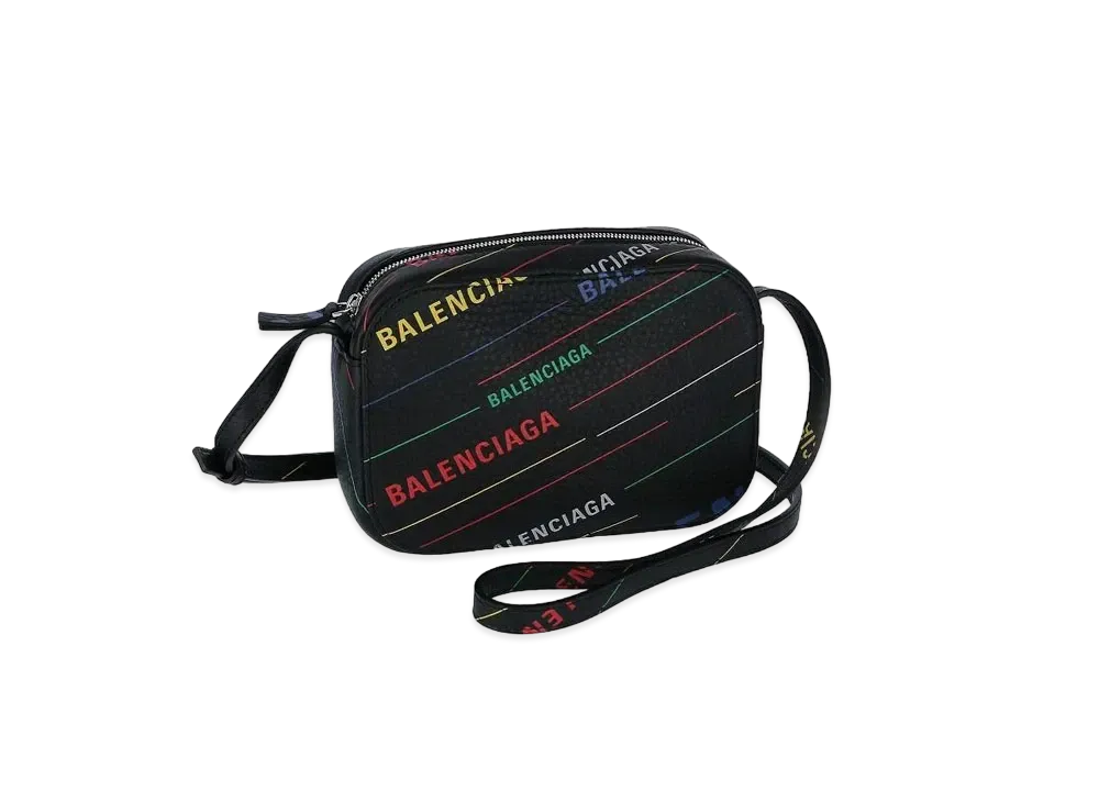 BALENCIAGA Everyday Camera Bag XS All Over Shoulder Bag "Black"
