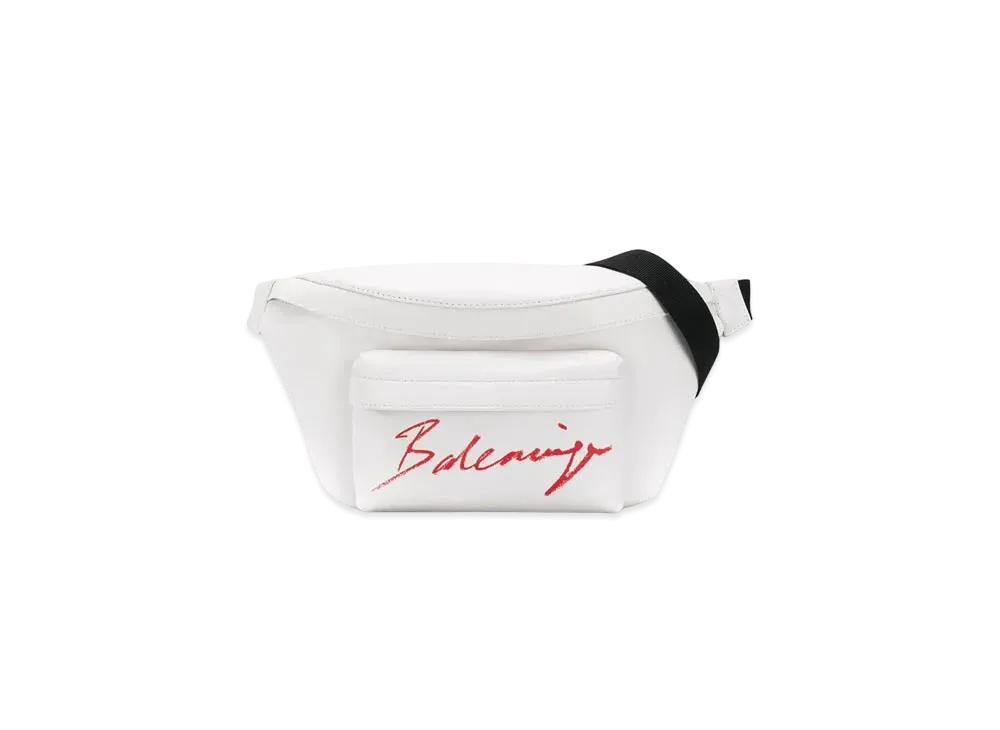 BALENCIAGA Signature Everyday Waist Bag "White"