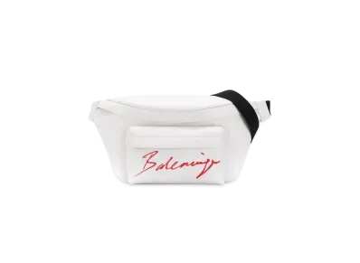 BALENCIAGA Signature Everyday Waist Bag "White"