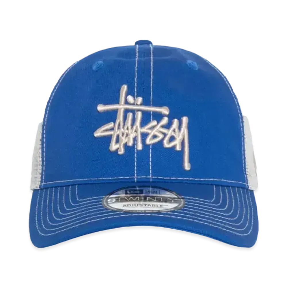 Stussy New Era 9Twenty Basic Trucker "Bright Royal"