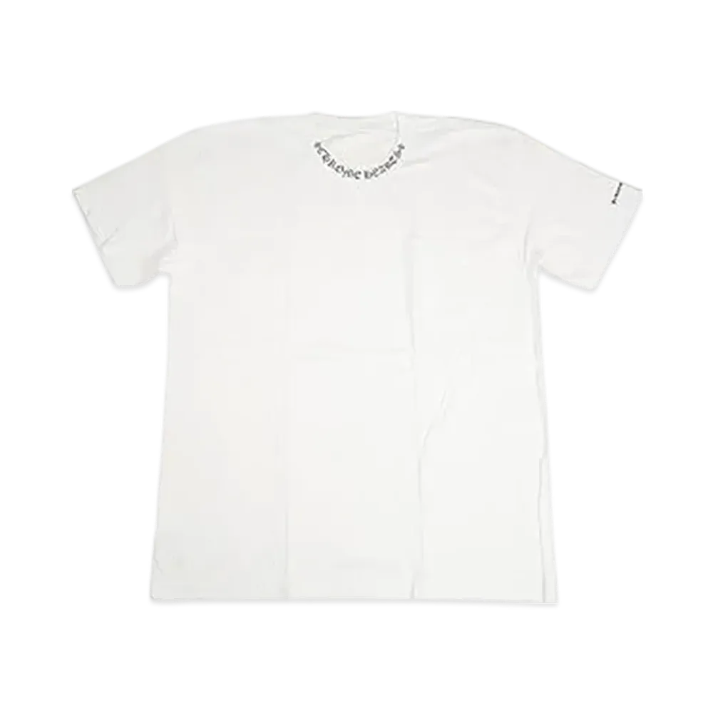 Chrome Hearts Neck Logo S/S T-Shirt "White/Black"