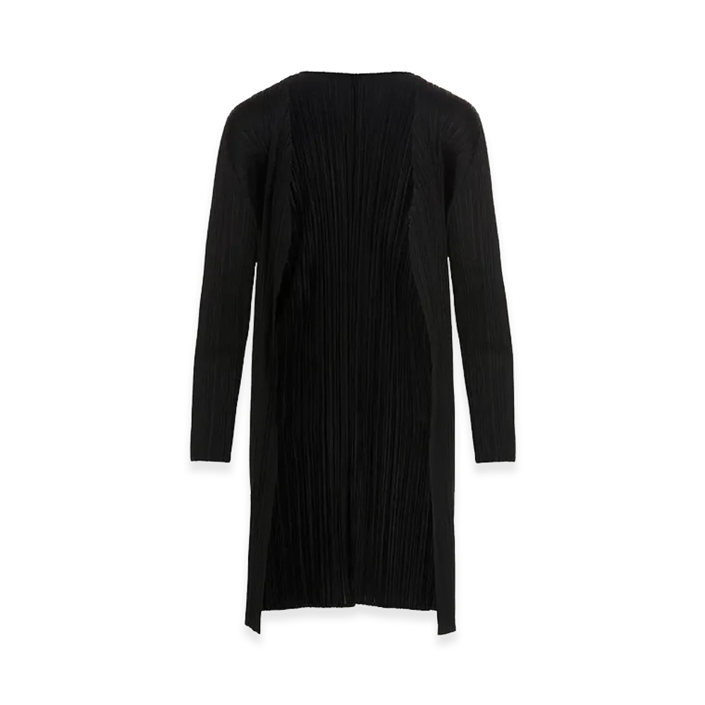 PLEATS PLEASE ISSEY MIYAKE Women's Basics Cardigan "Black"