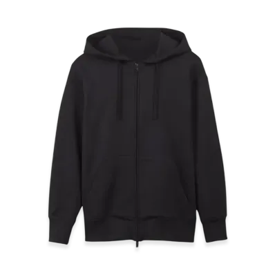 Y-3 Organic Cotton Terry Zip Hoodie "Black"