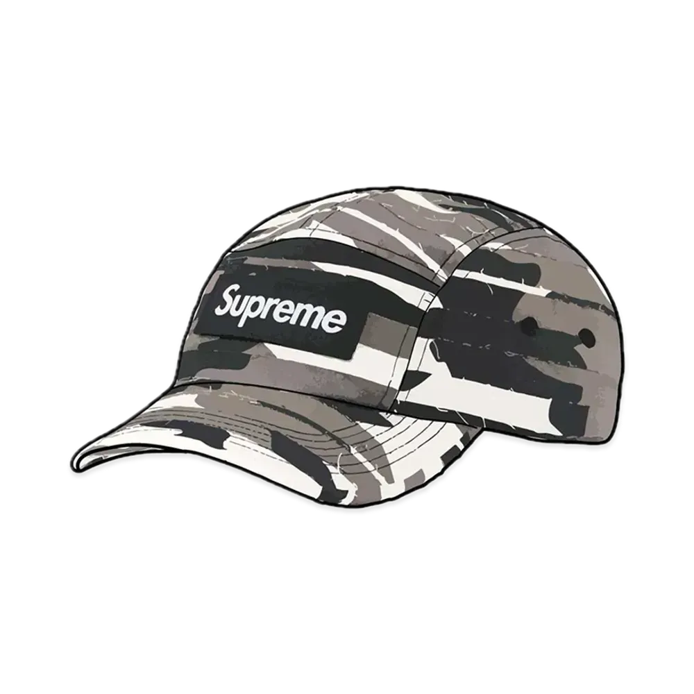 Supreme Layered Camo Camp Cap "White"