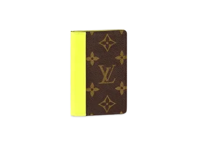 Louis Vuitton Pocket Organizer Monogram Macassar "Neon Yellow"