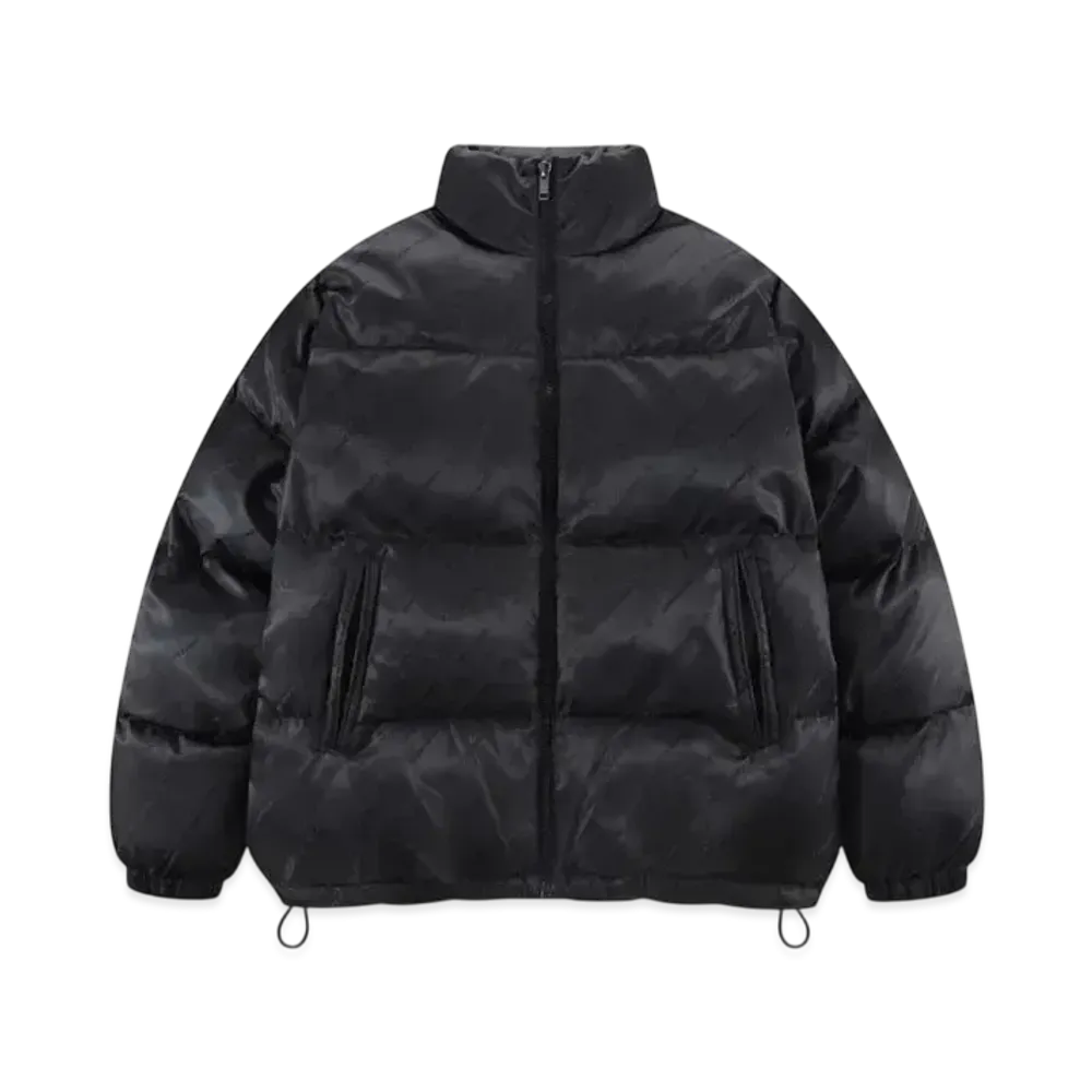 Unknown London All Over Monogram Puffer Jacket "Black"