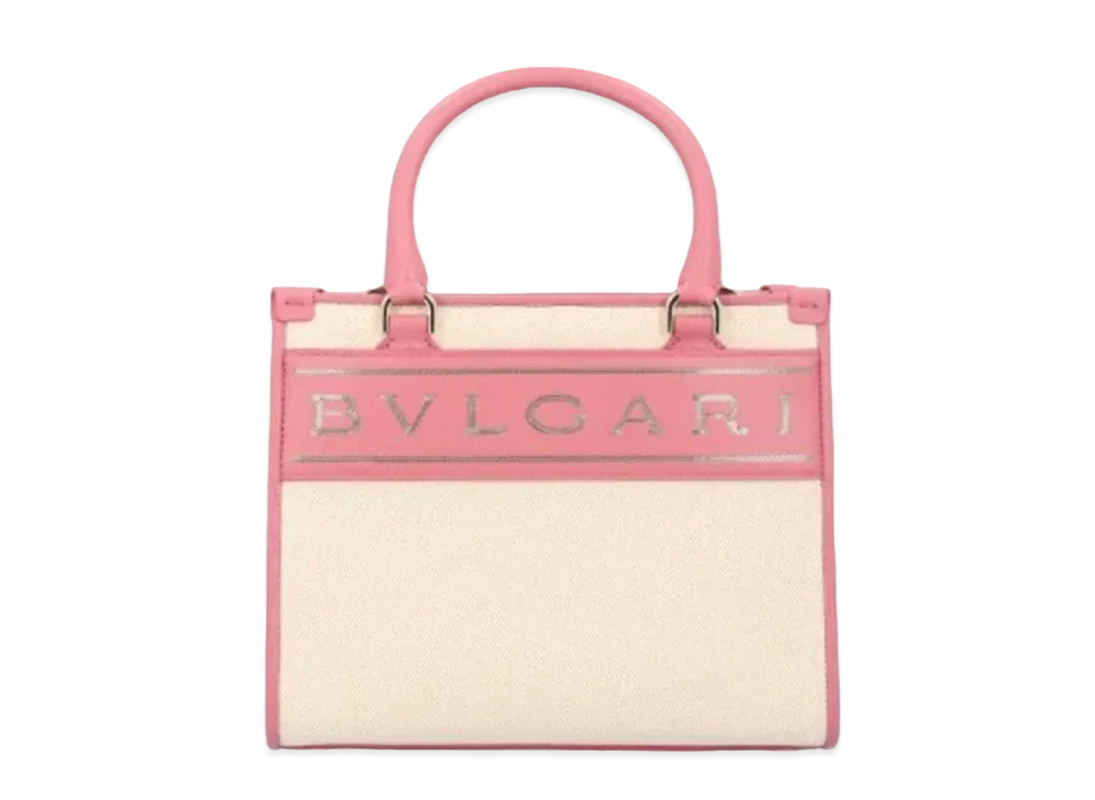BVLGARI BVLGARI Logo Tote "Beige"