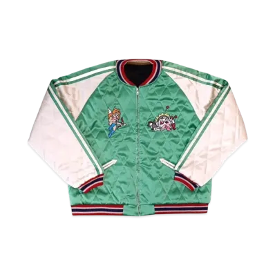 SAPEur x Bikkuriman Souvenir Jacket "Black/Green"