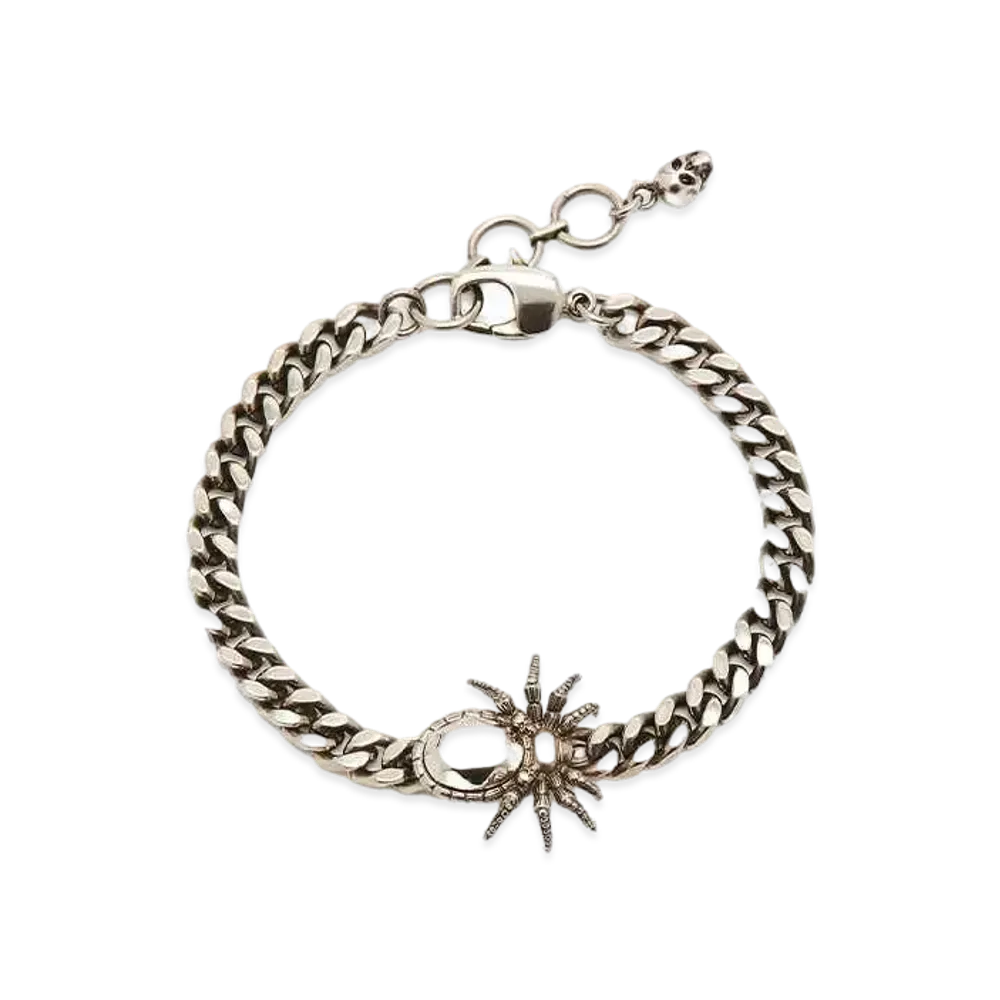 Alexander McQUEEN Spider Chain Bracelet "Antique Silver"