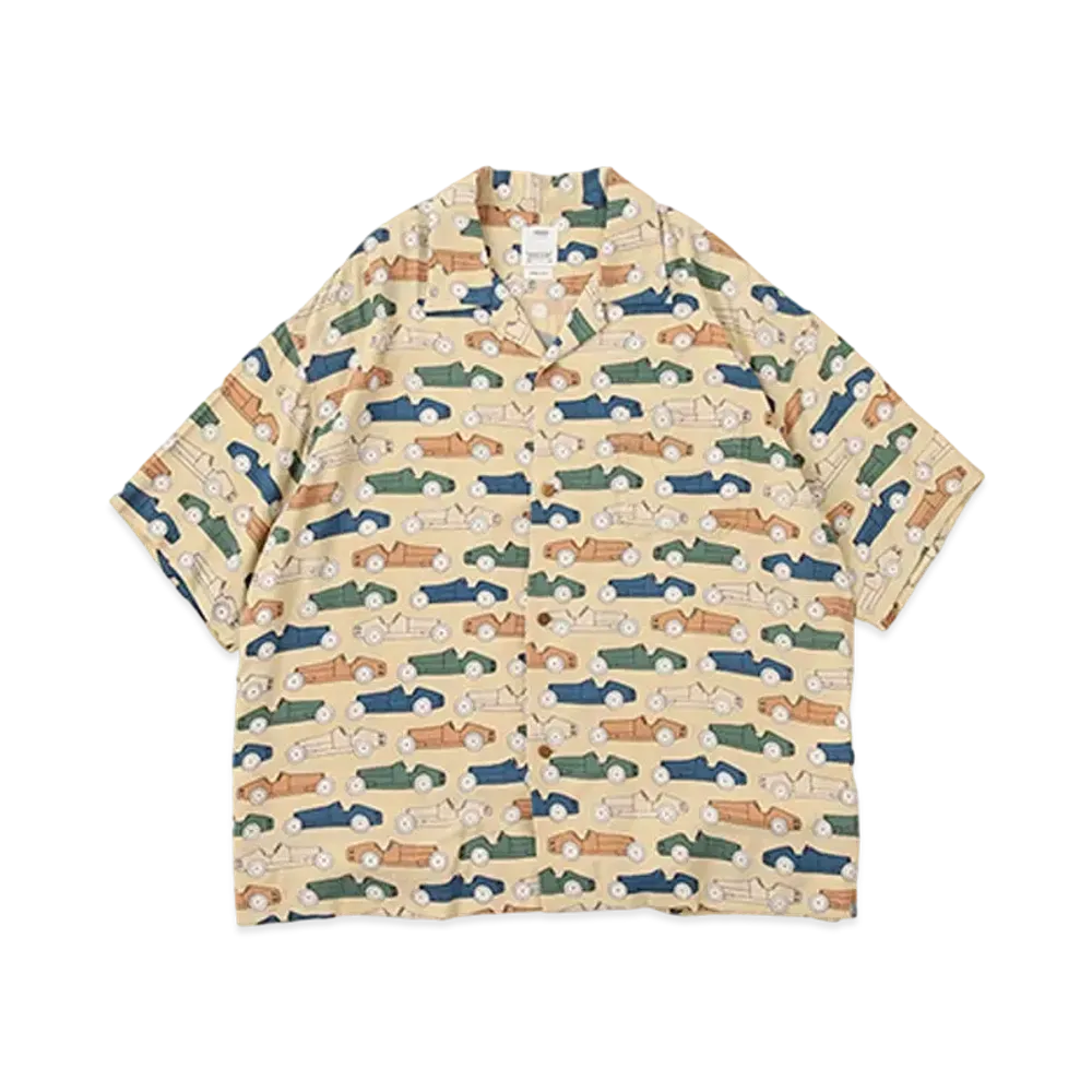 visvim CABAN SHIRT S/S OPEN WHEELER "Ivory"