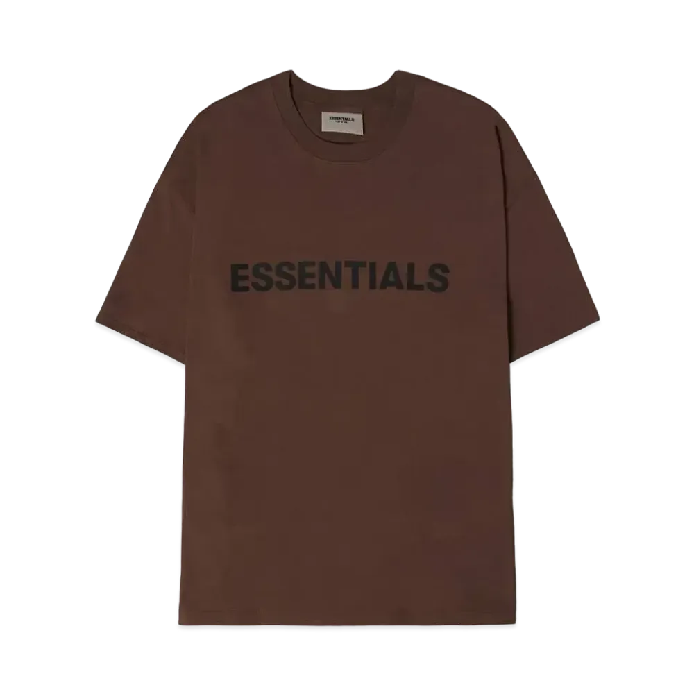 FEAR OF GOD ESSENTIALS / SSENSE Boxy T-Shirt Applique Logo "Rain Drum"