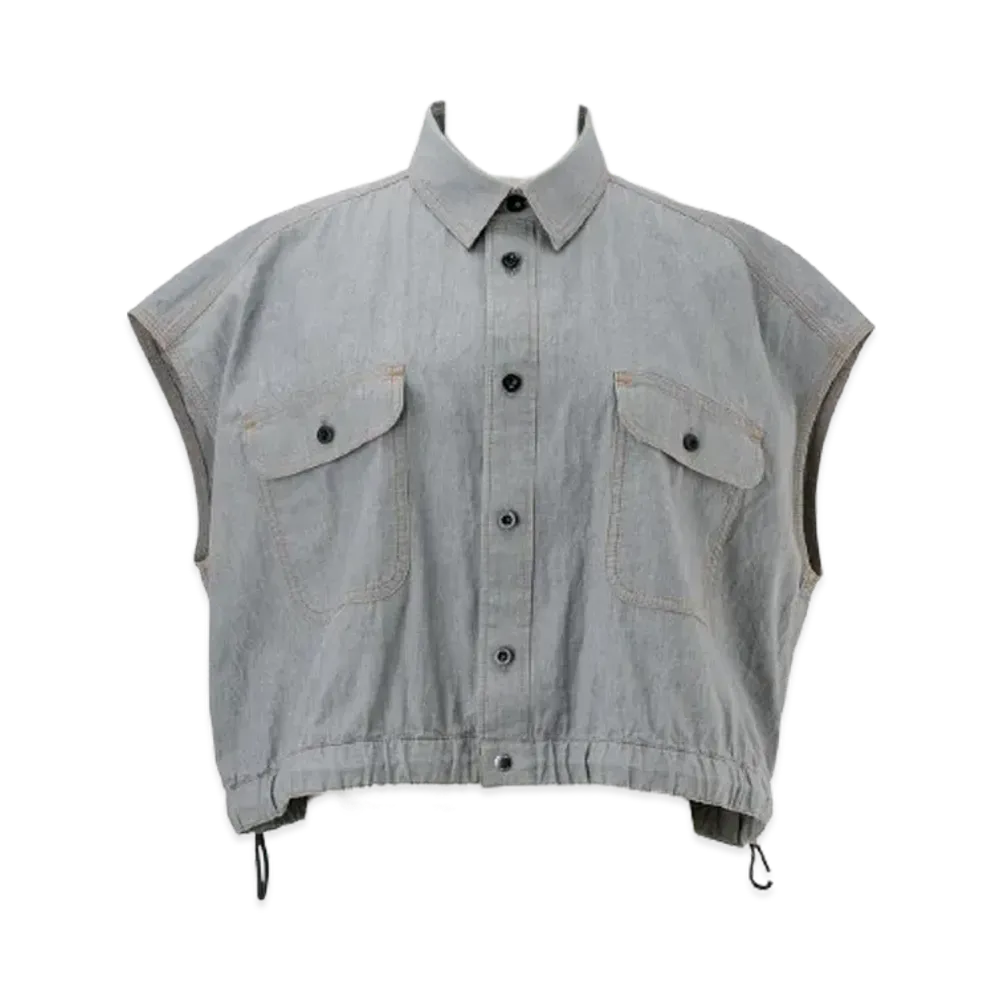 sacai Dungaree Shirt "Gray"
