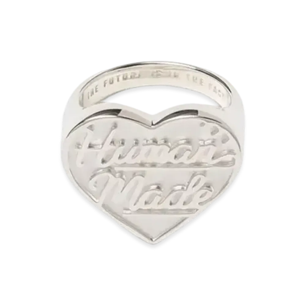 HUMAN MADE Heart Silver Ring "Silver"