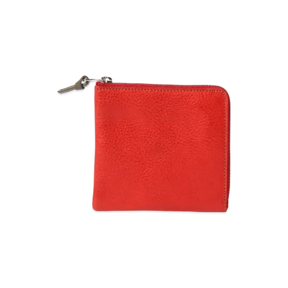BEAMS Double Zip Wallet "Red"