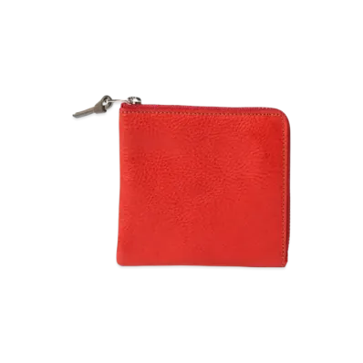 BEAMS Double Zip Wallet "Red"