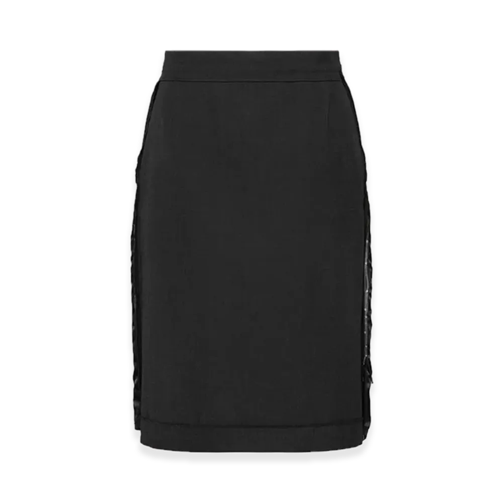 Maison Margiela Midi Skirt "Carbon Melange/Black"