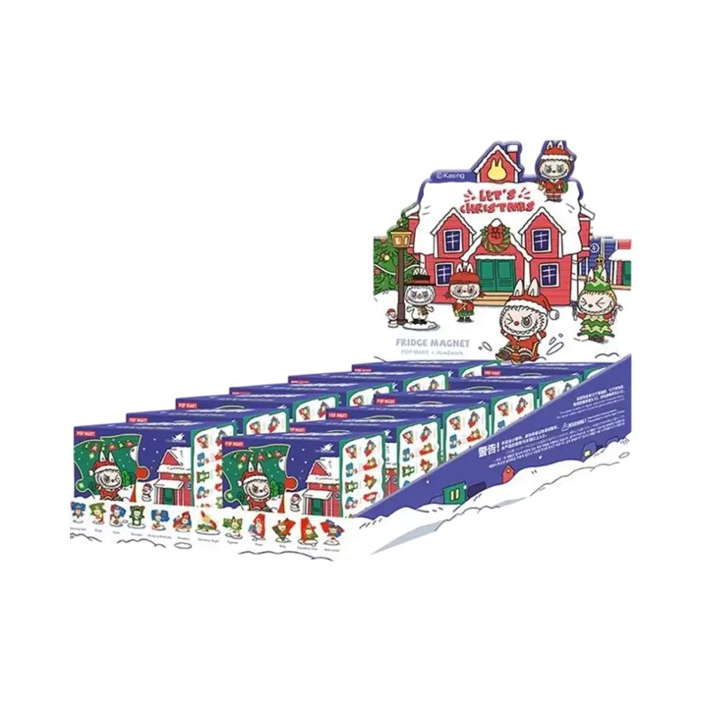 POP MART LABUBU The Monsters Let's Christmas Series Fridge Magnet [Assortment Box]