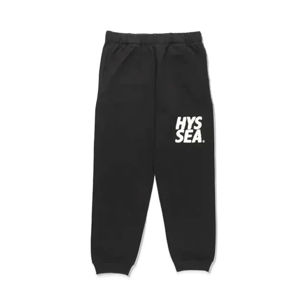 WIND AND SEA x HYSTERIC GLAMOUR Logo Sweat Pants "Black"