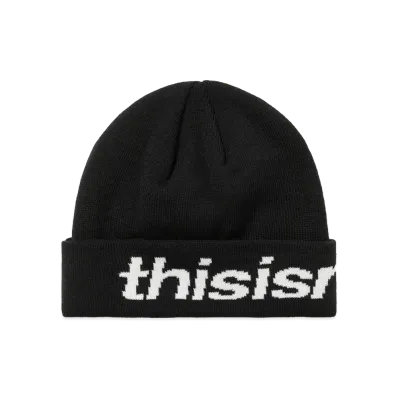 thisisneverthat HSP-Logo Big Cuff Beanie "Black"