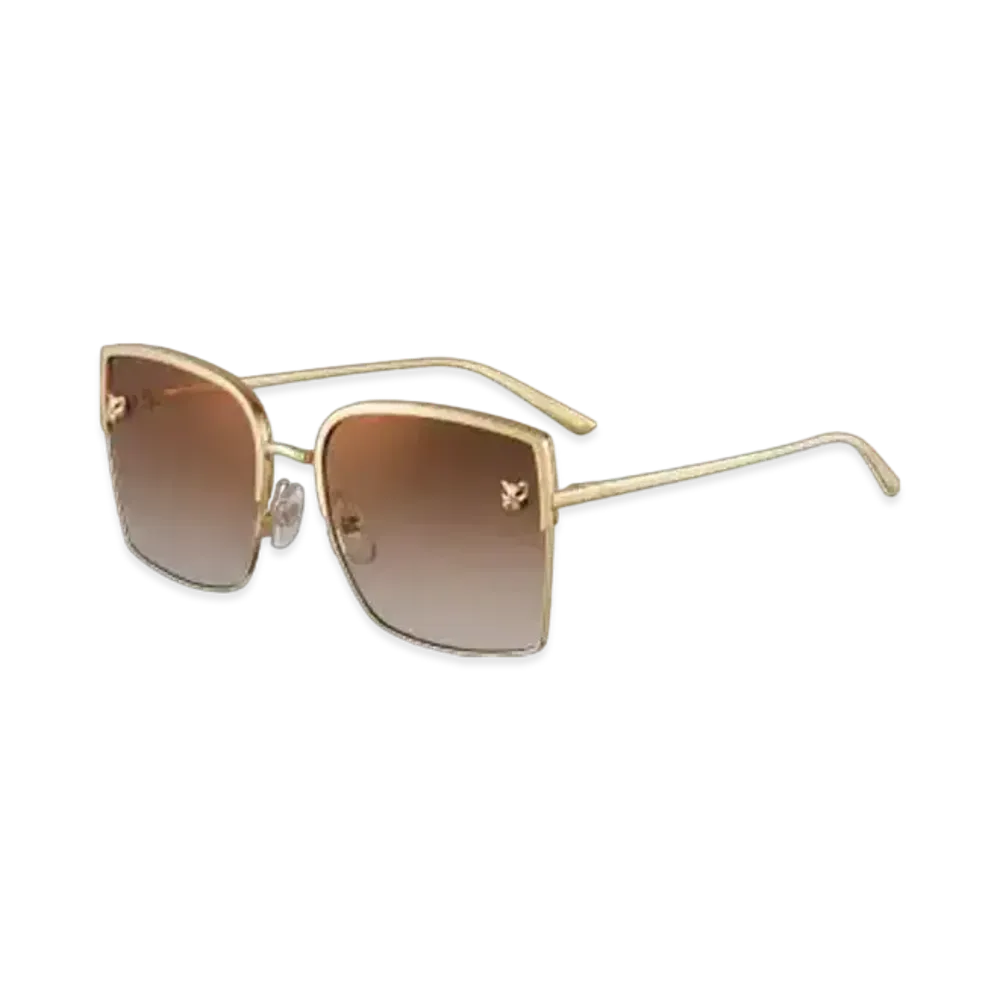 Cartier Panthere de Cartier Sunglasses "Brown"
