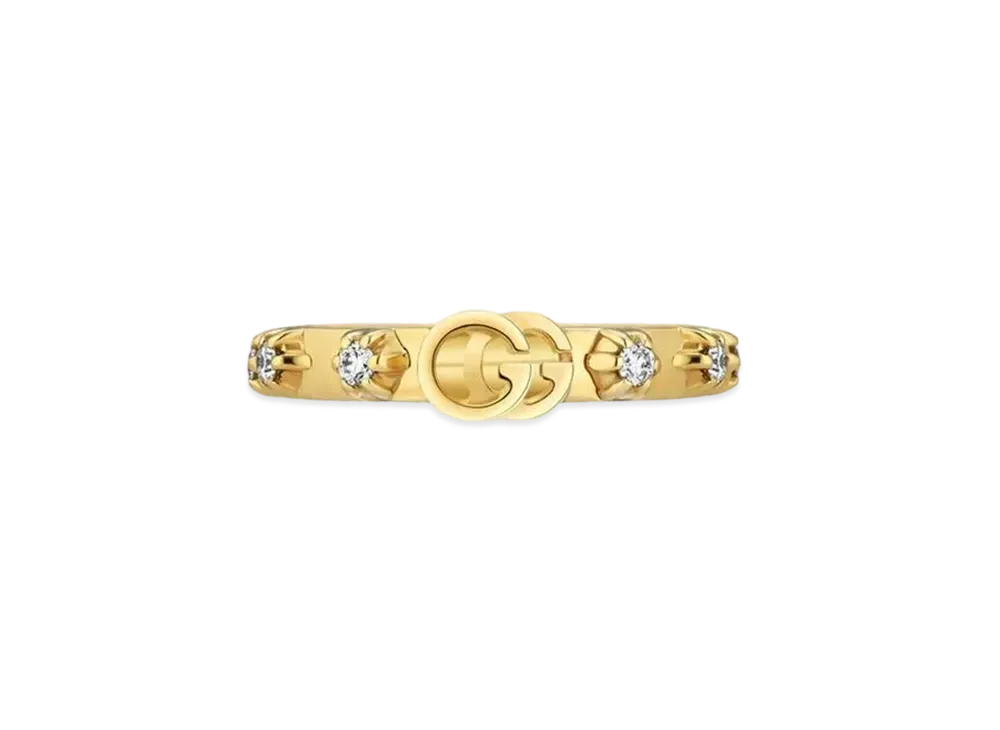 GUCCI GG Running Series Gold Ring "Gold"
