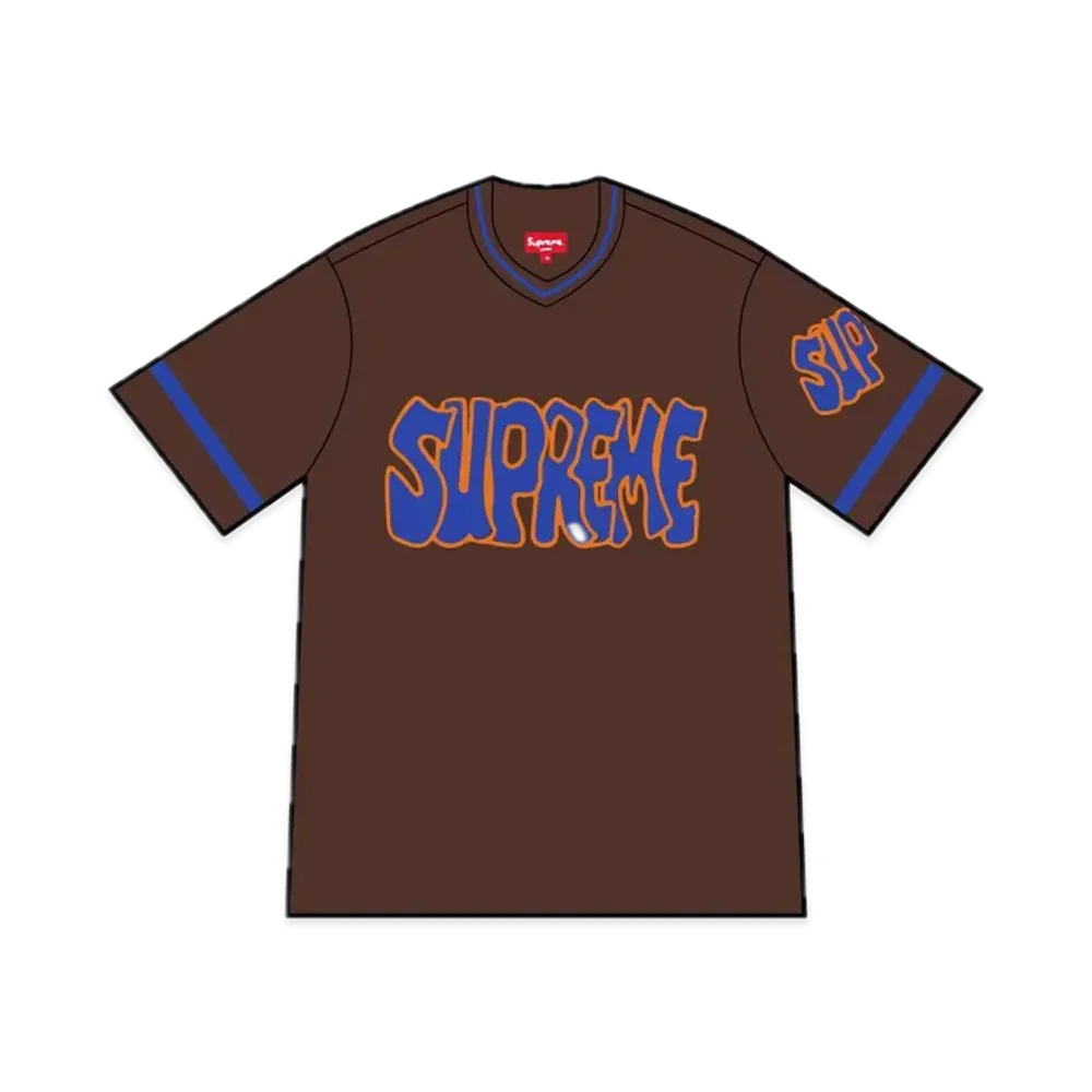 Supreme x Mitchell & Ness Football Jersey "Brown"