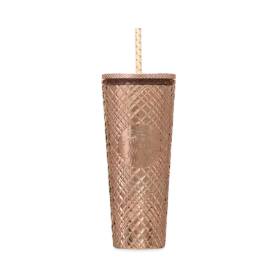 STARBUCKS Logo Cold Cup Tumbler 710ml "Gold"