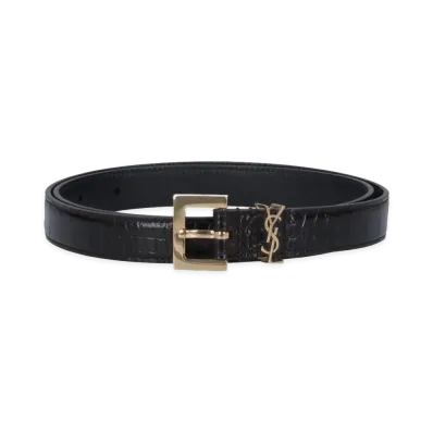 Saint Laurent Women's Belts "Black"