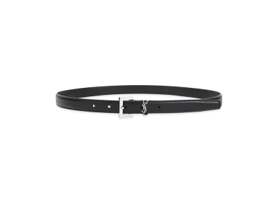 Saint Laurent Women's "Cassandre" Belt "Black"