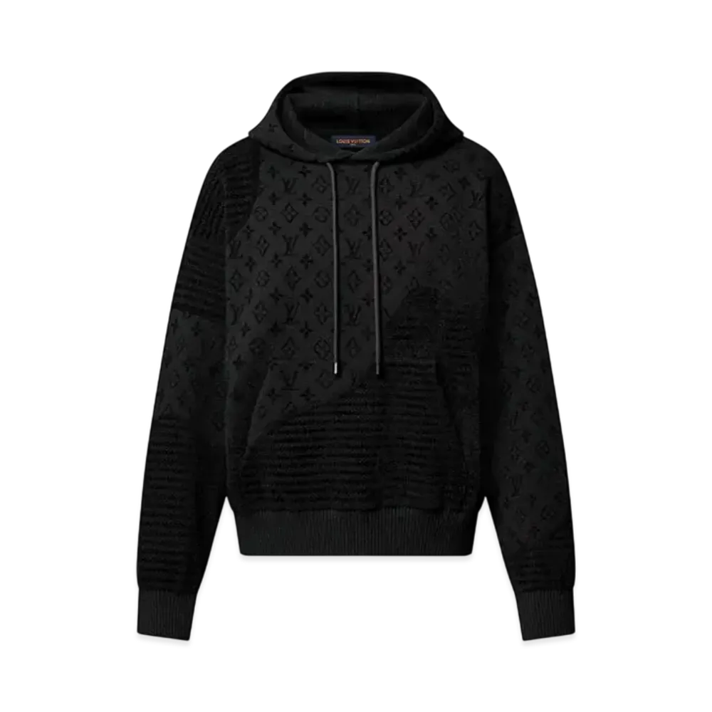 Louis Vuitton Graphic Jacquard Hoodie "Noir"