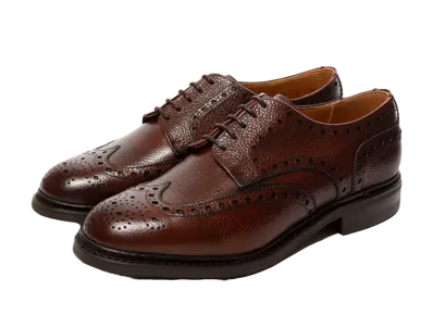 Berwick Wing Tip HO255 Grained Leather "Dark Brown" 5544CCDADB