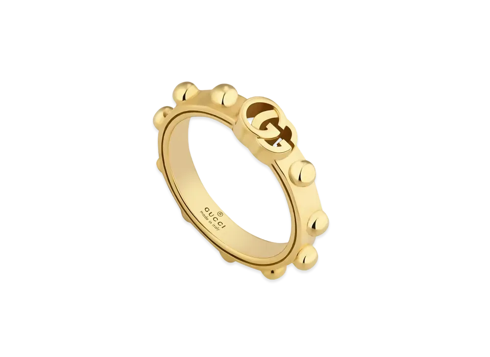 GUCCI GG Running Series Gold Ring "Gold"