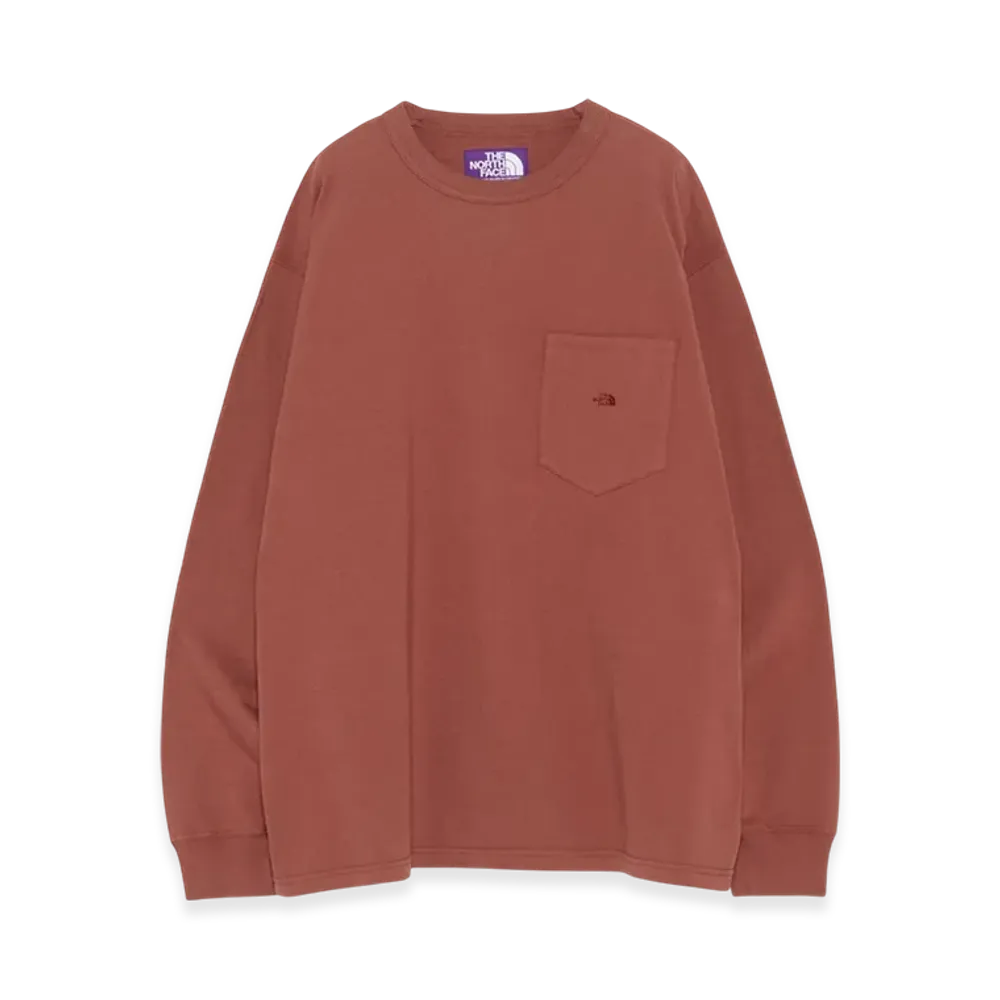 The North Face Purple Label 8Oz Field Long Sleeve Pocket Tee "Rust"