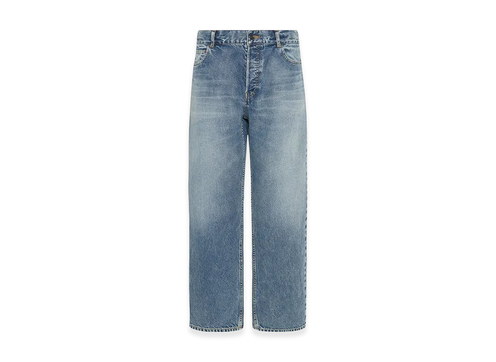 The Row Ross Cotton Jeans "Medium Blue"